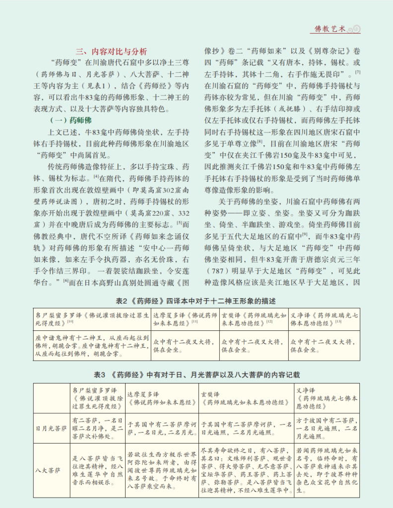 四川夹江牛仙寺新见“药师变”龛像考释_陈佳